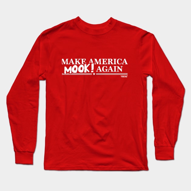 TBT Mook America Long Sleeve T-Shirt by TurnbuckleTabloid